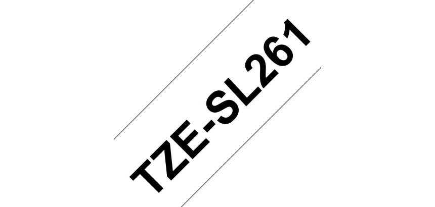 Brother TZE-SL261 cinta para impresora de etiquetas Negro sobre blanco
