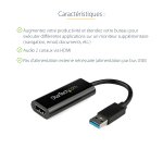 StarTech.com Adaptateur USB 3.0 vers HDMI, Convertisseur de Moniteur USB vers HDMI pour Windows, 1080P (pas de support pour macOS/ChromeOS/Linux) - TAA