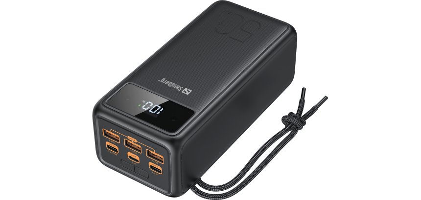 Sandberg 420-75 banque d'alimentation électrique Lithium-Ion (Li-Ion) 50000 mAh Noir
