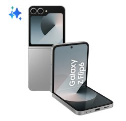 Samsung Galaxy Z Flip6 Smartphone AI, 512GB, RAM 12GB, Display 3,4" SAMOLED/6,7" Dynamic AMOLED 2X, Silver Shadow