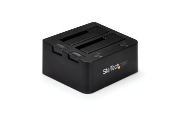 StarTech.com Docking Station USB 3.0 de 2 Bahías IDE y SATA, Base de Acoplamiento USB de Disco Duro Externo IDE SATA III de 2,5/3,5", Estación de Acoplamiento de Intercambio en Caliente