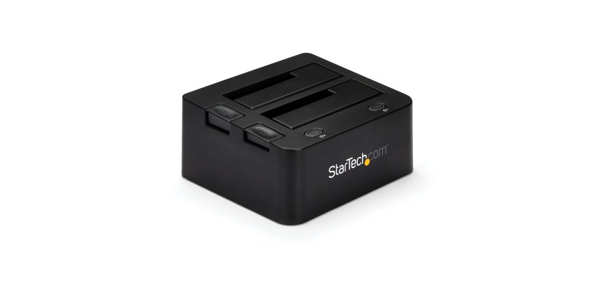 StarTech.com Dock pour Disque Dur USB 3.0 à 2 Baies, Station d'Accueil pour Disque Dur USB, Docking Station pour SSD/HDD 2,5/3,5" SATA III et IDE (40 pin), Baies pour Disque Dur Remplaçables à Chaud