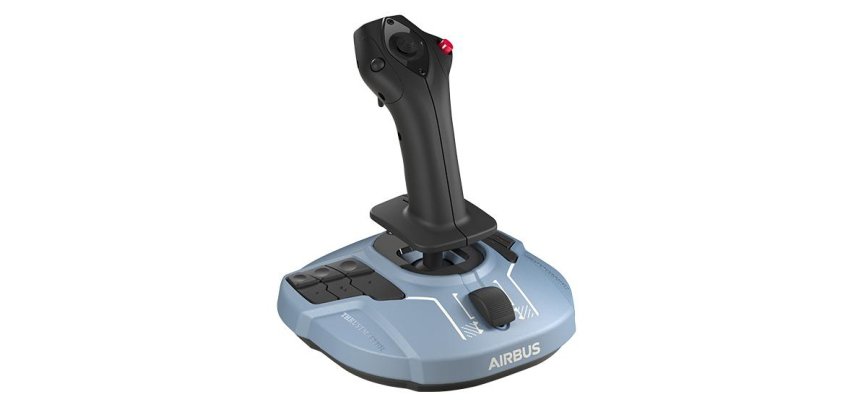 Thrustmaster TCA Sidestick Airbus edition Black, Blue USB Flightstick Analogue / Digital PC