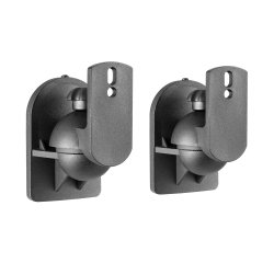 AISENS Soporte Universal De Pared Giratorio E Inclinable Para Altavoces, Negro