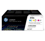 HP 410X 3-pack High Yield Cyan/Magenta/Yellow Original LaserJet Toner Cartridges