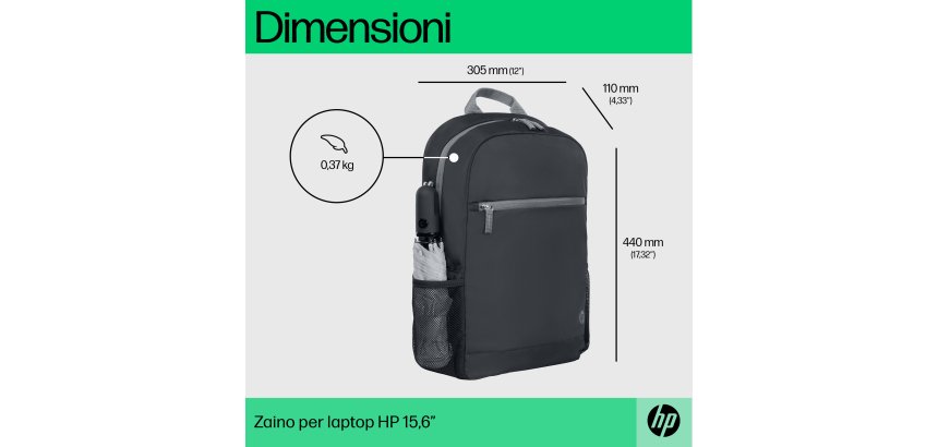 HP Zaino per notebook 15,6"