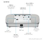 Epson EH-TW7100 Standard throw projector 3000 ANSI lumens 3LCD UHD 4K (3840x2160) 3D White