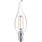 Philips Lampadina candela trasparente a filamento 25 W BA35 E14