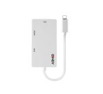 Lindy 43273 Adaptador gráfico USB 3840 x 2160 Pixeles Blanco