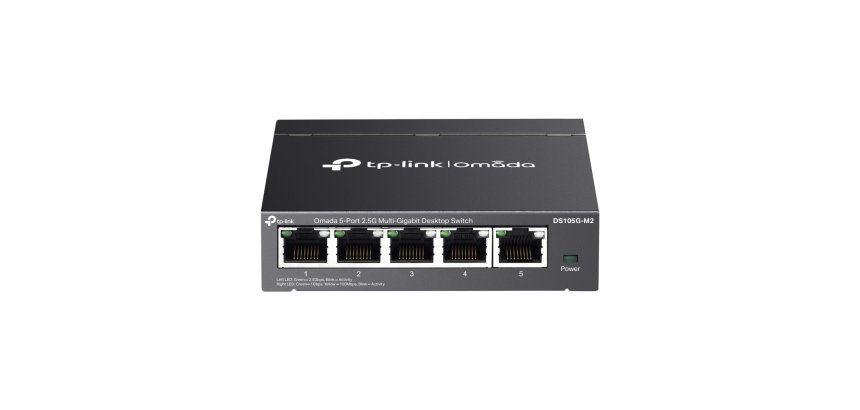 TP-Link Omada DS105G-M2 commutateur réseau Non-géré 2.5G Ethernet (100/1000/2500) Noir