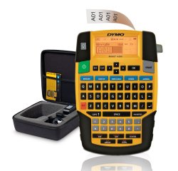 DYMO Rhino Rotuladora Kit de maletín | Teclado QWERTY | Amarillo