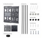 StarTech.com Panneau de Rangement Coulissant pour Composants Audiovisuels, Support pour Décodeur et Accessoires, Charge max. 10 kg, Support Mural Multimédia à Installer Derrière le Téléviseur, Conception Coulissante pour un Accès Facile