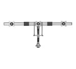 Equip 17"-27" Triple Monitor Desk Mount Bracket