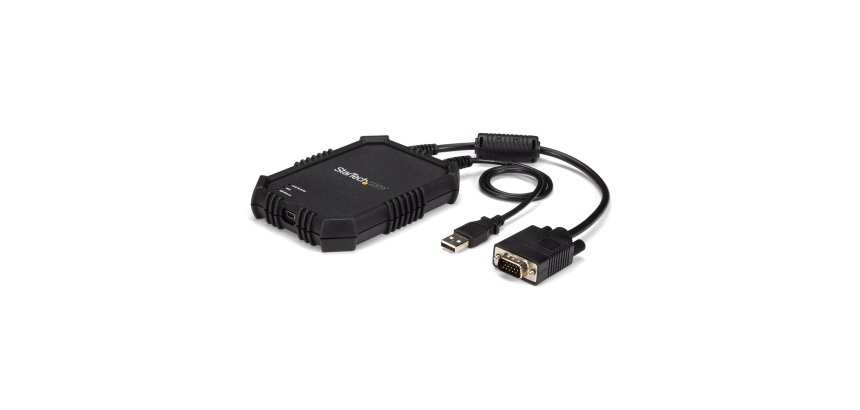 StarTech.com Adaptateur crash cart pour PC portable avec boîtier durable - Console KVM USB avec transfert de fichier et acquisition vidéo