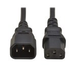 Eaton P004-01M-EU câble électrique Noir 1 m IEC C13 IEC C14