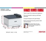 Xerox C320 A4 33ppm Wireless Duplex Printer PS3 PCL5e/6 2 Trays Total 251 Sheets
