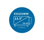 Kensington Filtro magnético de privacidad MagPro para portátiles de 13,3" (16:10)