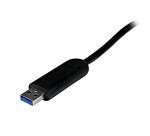 StarTech.com Hub USB 3.0 portable à 4 ports avec câble intégré - 5Gbps - Noir