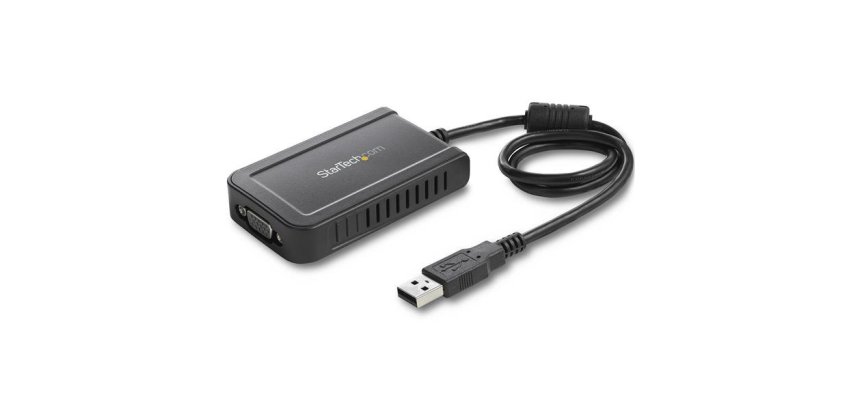 StarTech.com USB 2.0 to VGA Adapter, USB to VGA Monitor Converter for Windows, 1080p (no support for macOS/ChromeOS/Linux) - TAA