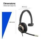 HP Poly Micro-casque filaire USB monaural Mission 815