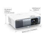 BenQ TK710 Standard throw projector 3200 ANSI lumens DLP UHD 4K (3840x2160) 3D Black, White