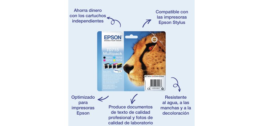 Epson Singlepack Black T0711 DURABrite Ultra Ink