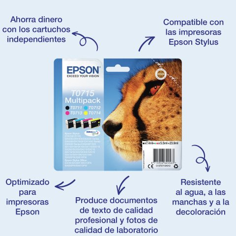 Epson Singlepack Black T0711 DURABrite Ultra Ink