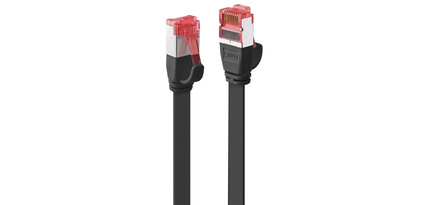 Cable de red Negro Cat6 U/FTP (STP) Lindy RJ45 Cat.6 U/FTP 5m