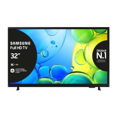 Samsung Full HD 32" UE32F6000FUXZT, Hyper Real Processor, HDR & Pur Color, Smart Experience, OTS Lite & Adaptive Sound, Slim Look Design, Smart TV, 2025