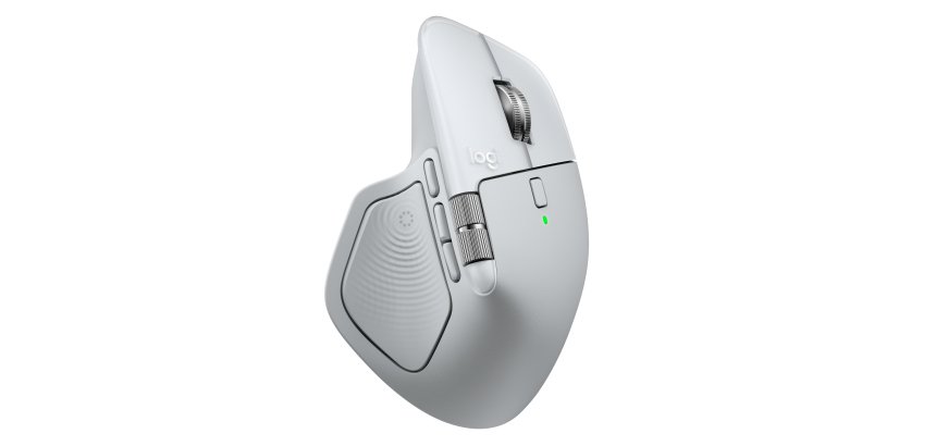 Souris Logitech sans fil MX Master 4 for Mac Blanc Argenté