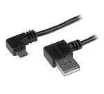 Cable de 1m Micro USB con conector acodado a la derecha