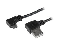 Cable de 2m Micro USB con conector acodado a la derecha