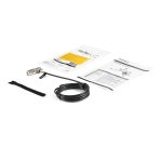 StarTech.com 6.6ft (2m) Laptop Cable Lock - 4 Digit Combination Laptop/Desktop Security Cable Lock for K-Slot Devices/Computers/Monitors - Portable Anti-Theft Vinyl Coated Steel Cable Lock - TAA