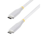 StarTech.com 50cm USB4 Kabel, 40Gbps, USB-IF Gecertificeerde USB-C Kabel, 240W PD, 8K 60Hz/4K 240Hz DP2.1 DP40, TPE Mantel, Thunderbolt 4 Compatibel, Wit