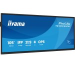 iiyama TE10518UWI-B1AG Écran d'affichage dynamique Carte A numérique 2,66 m (104.6") LED Wifi 450 cd/m² 5K Ultra HD Noir Écran tactile Intégré dans le processeur Android 16/7