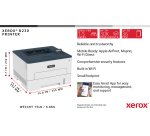 Xerox B230 A4 34ppm Wireless Duplex Printer PCL5e/6 2 Trays Total 251 Sheets