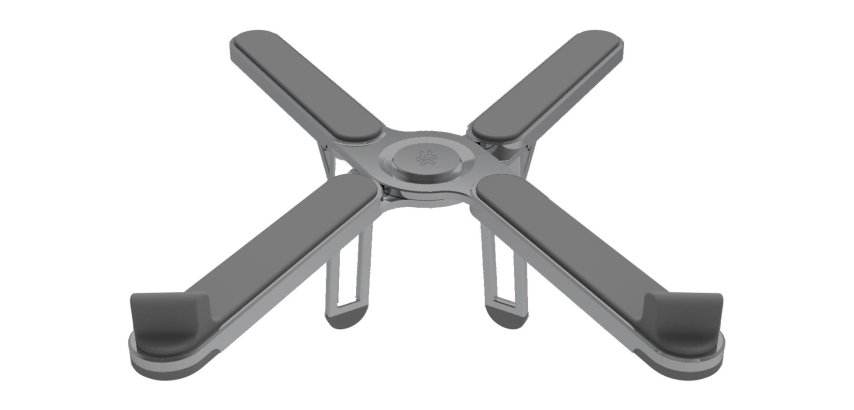 Celly SWMAGICSTANDX supporto per laptop Supporto per laptop e tablet Grigio scuro 40,6 cm (16")