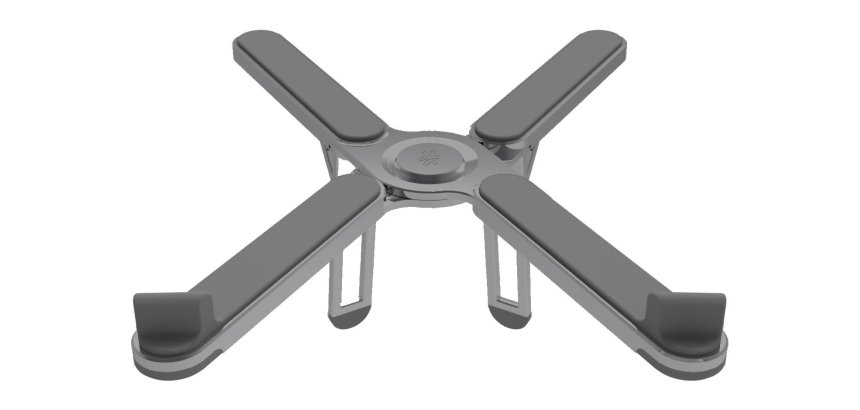 Celly SWMAGICSTANDX soporte para ordenador portátil Soporte para ordenador portátil y tableta Gris Oscuro 40,6 cm (16")