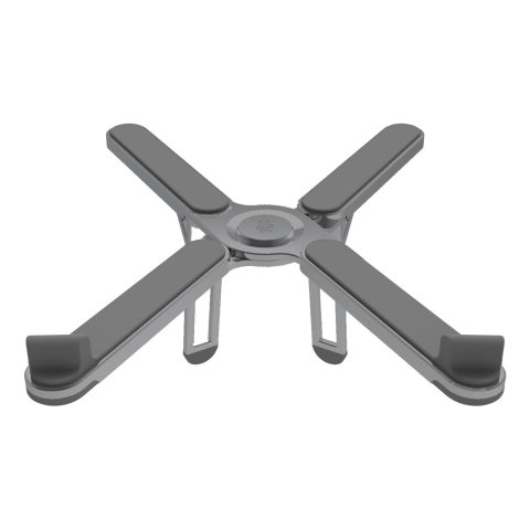 Celly SWMAGICSTANDX soporte para ordenador portátil Soporte para ordenador portátil y tableta Gris Oscuro 40,6 cm (16")
