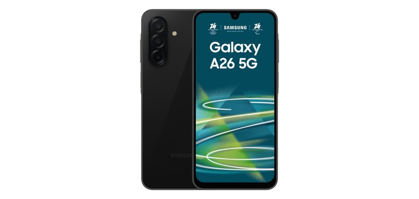 Samsung Galaxy A26 5G, Smartphone con Funzioni intelligenti, Display Super AMOLED 6.7”, 8GB RAM, 256GB, Batteria 5.000 mAh, memoria espandibile, Black