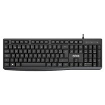 nilox nxkbe000013 teclado oficina usb espaaol negro