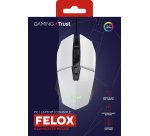 Trust GXT 109W Felox souris Gaming Droitier USB Type-A Optique 6400 DPI