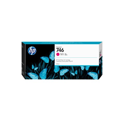 HP Cartouche d'encre DesignJet 746 de 300 ml magenta
