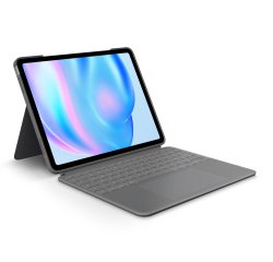 Logitech Combo Touch QWERTY Internacional de EE.UU. Smart Connector Gris