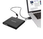 Verbatim Slimline CD/DVD optical disc drive DVD-RW Black