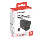 Verbatim 32352 Caricabatterie per dispositivi mobili Universale Nero AC Ricarica rapida Interno
