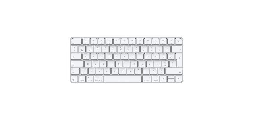 Apple Magic toetsenbord Universeel USB + Bluetooth AZERTY Frans Wit