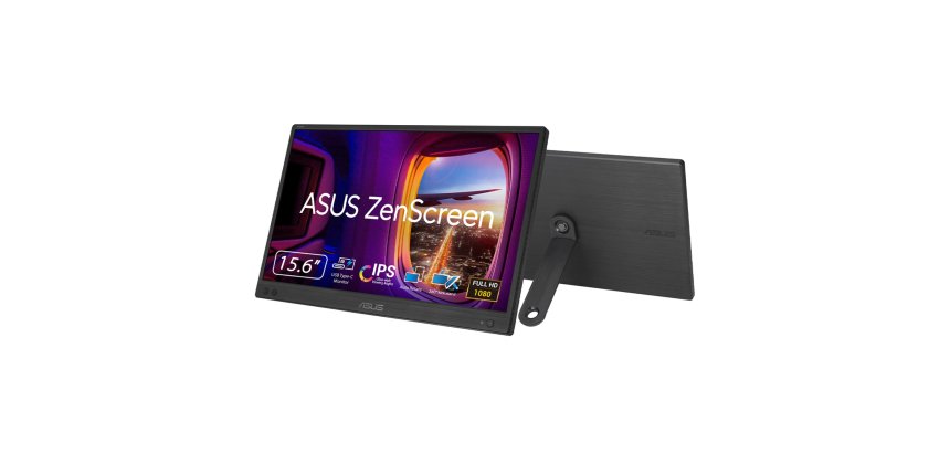 ASUS ZenScreen MB166CR pantalla para PC 39,6 cm (15.6") 1920 x 1080 Pixeles Full HD LCD Negro