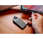 Verbatim Pocket SSD Sleutelhanger met kabelbevestiging - 128GB Zwart/Oranje