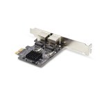 StarTech.com Carte Réseau PCIe Gigabit à 2 Ports, Carte NIC PCI Express 10/100/1000Mbps, Double Realtek RTL8111H, Fonctionne avec Windows et Linux, Conforme TAA